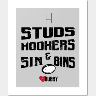 Studs Hookers & Sinbins Posters and Art